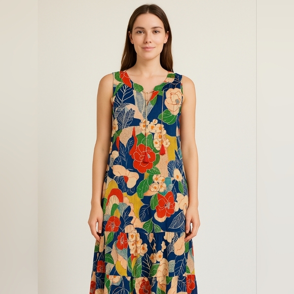 Orientique Naturally Dresses & Skirts - Orientique Naturally Women’s Sleeveless Midi Dress – Size M